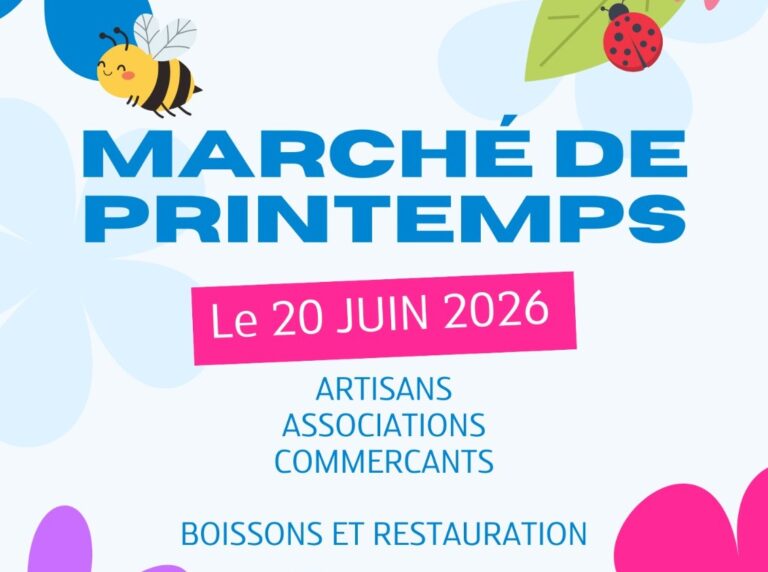 Lire la suite à propos de l’article Marché de printemps 2026