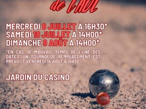 Tournois de pétanque 2026 : inscriptions ouvertes !